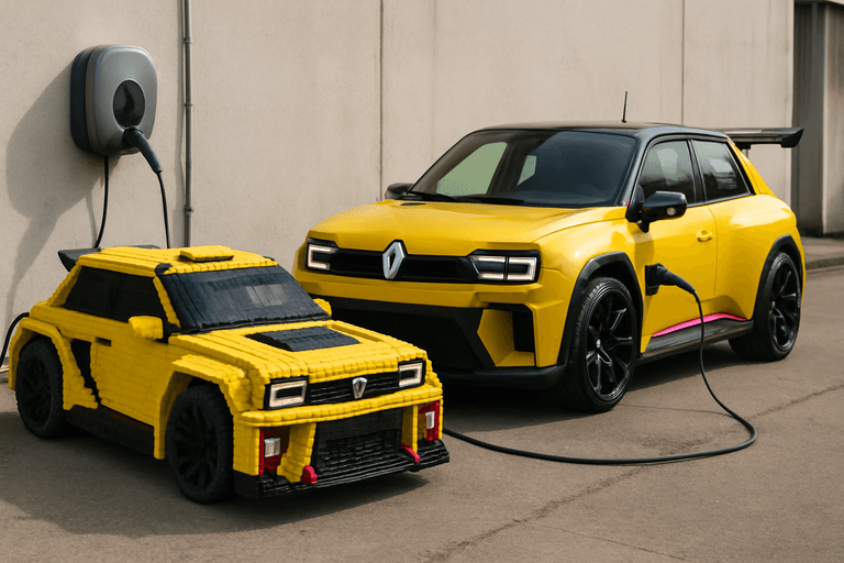 LEGO-ból épített Renault 5 Turbo 3E – jöhet a hivatalos készlet?